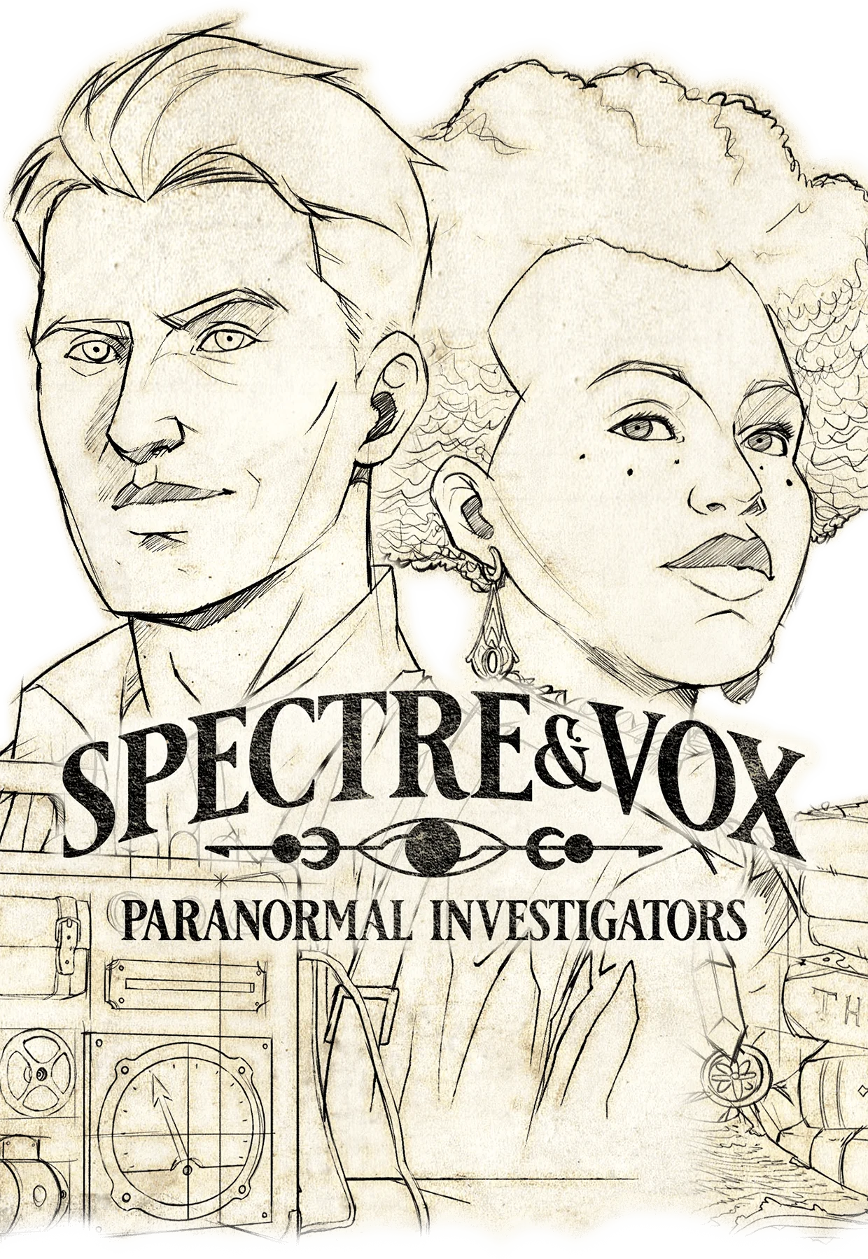 Spectre & Vox logo and headshots